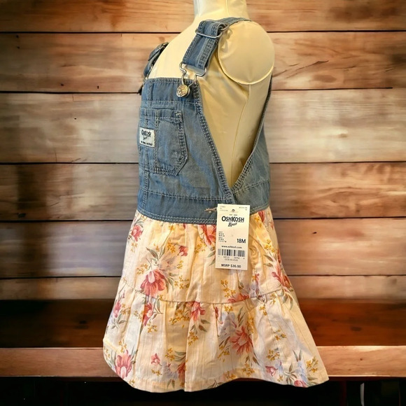 Oshkosh Skirtall overall dress 18 months - Picture 2 of 7